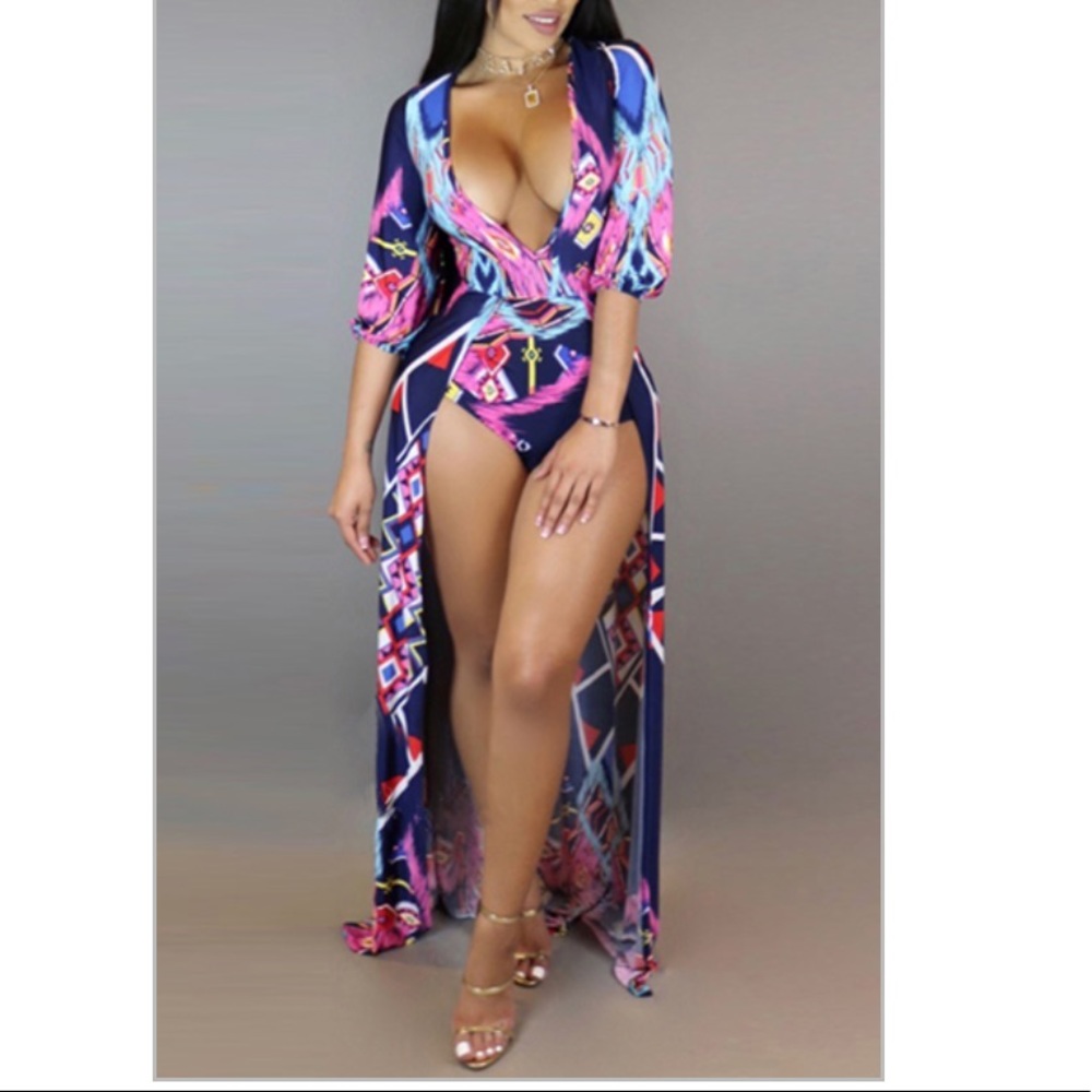 Sexy Deep V Neck One-piece Skinny Jumpsuits